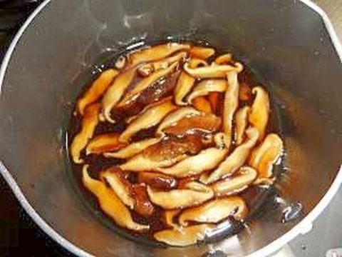 素麺の具に最適!シイタケの甘辛煮